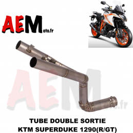 Tube double sortie TITANE...