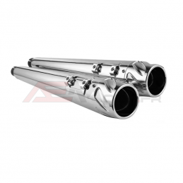 4" Chrome Megaphone Exhaust...